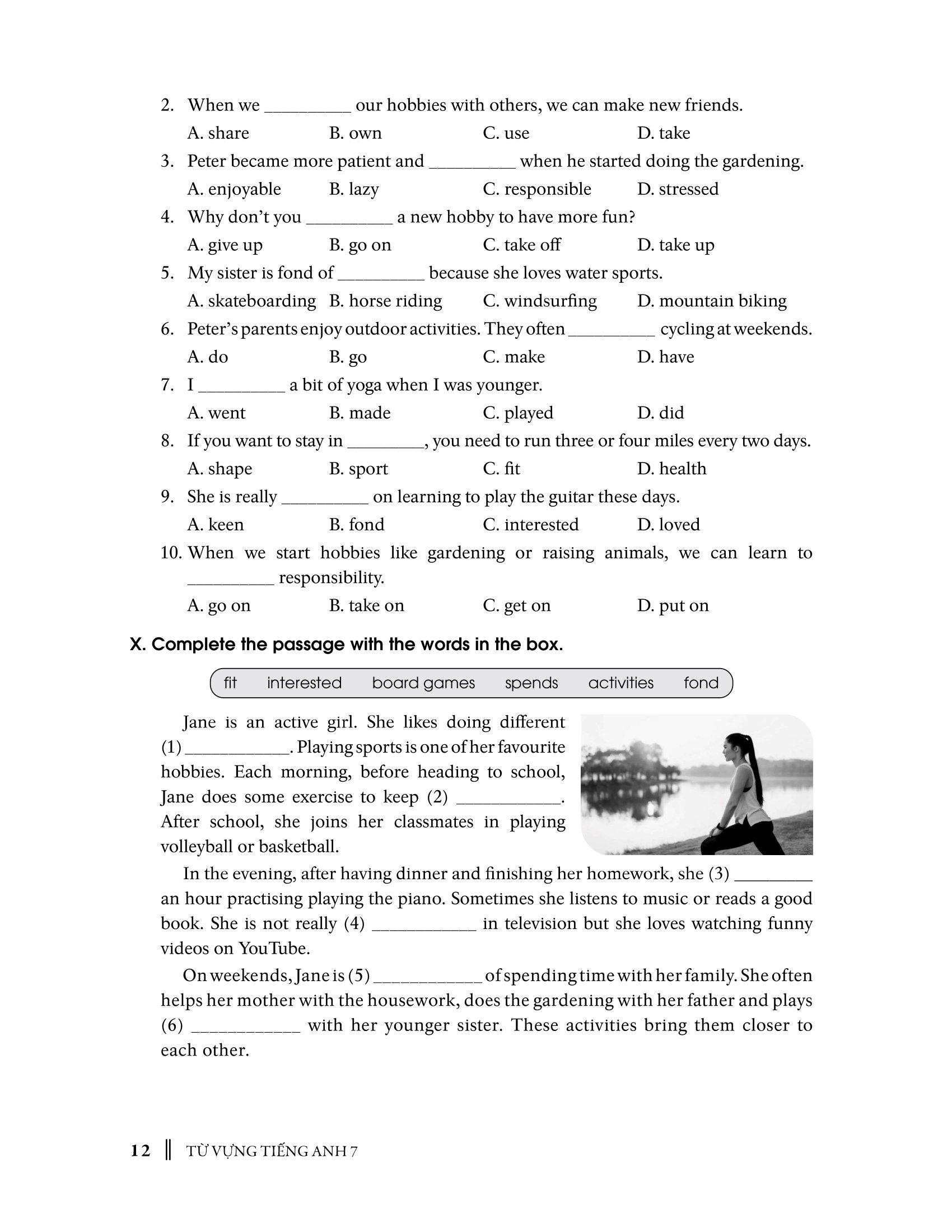 Từ Vựng Tiếng Anh 7