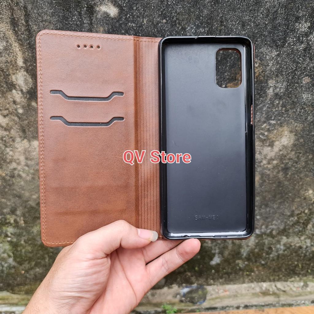 Bao da PU Gấp 2 mặt dành cho dòng điện thoại Samsung M51 S21 plus S21 ultra Note 20 Note 20 ultra