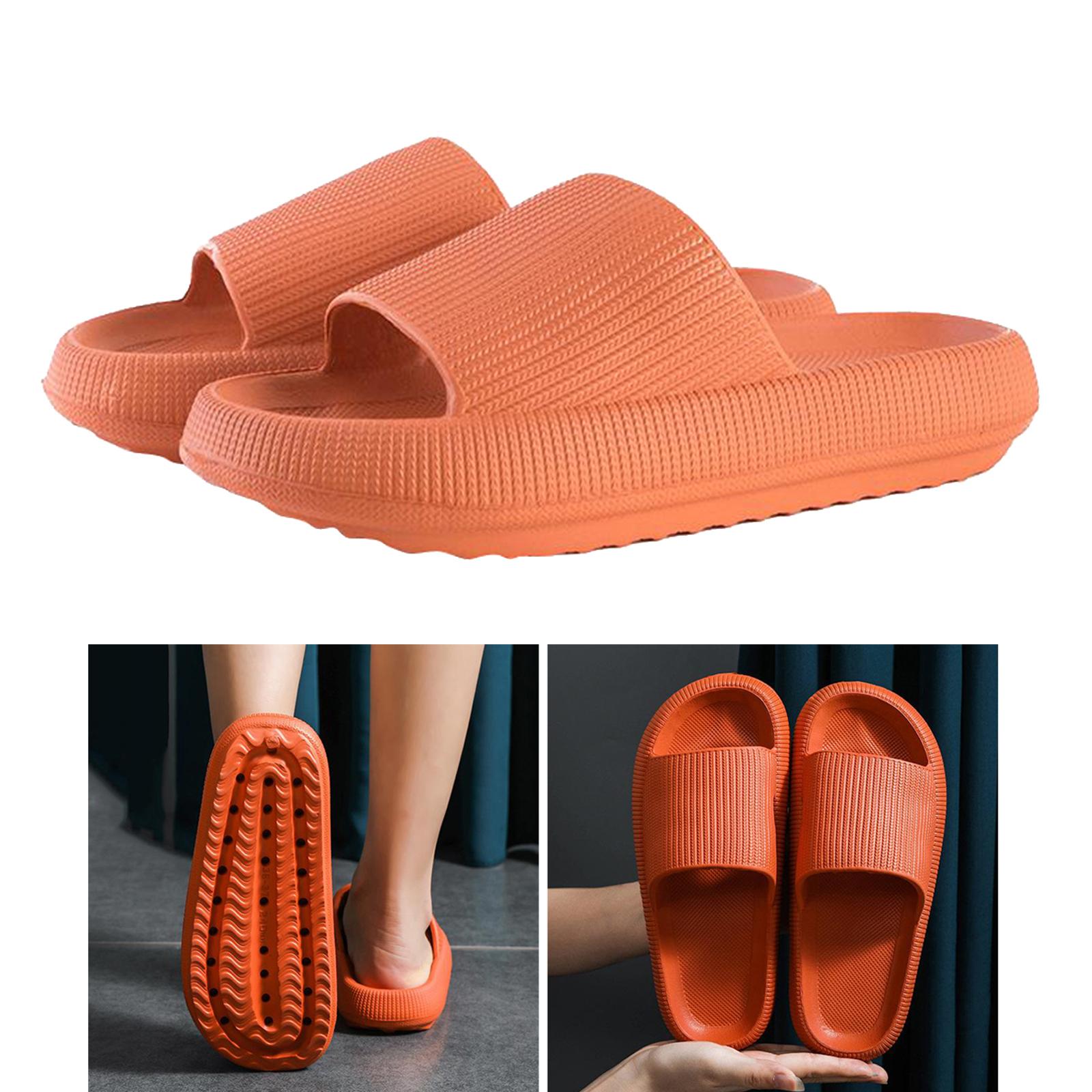 Super Soft Unisex Home Slippers Shoes Non-slip Open Toe House Shower Sandals