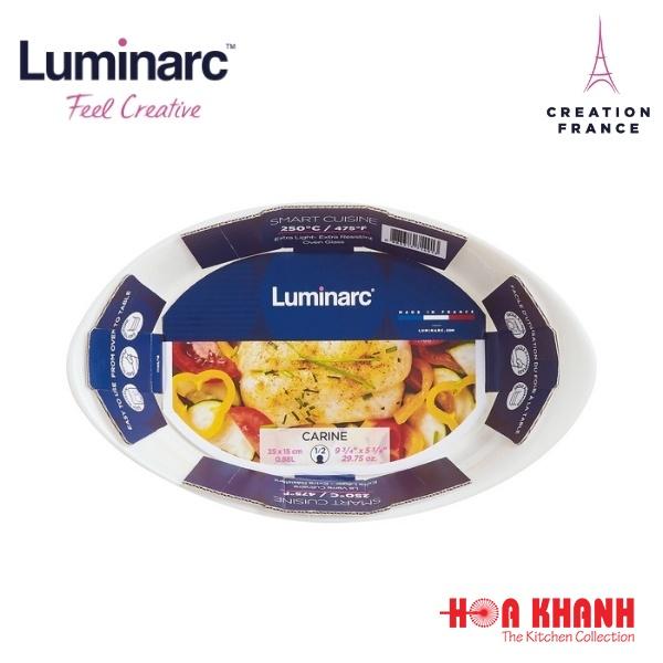 Khay Nướng Thủy Tinh Luminarc Smart Cuisine Oval 25*15CM - P0886