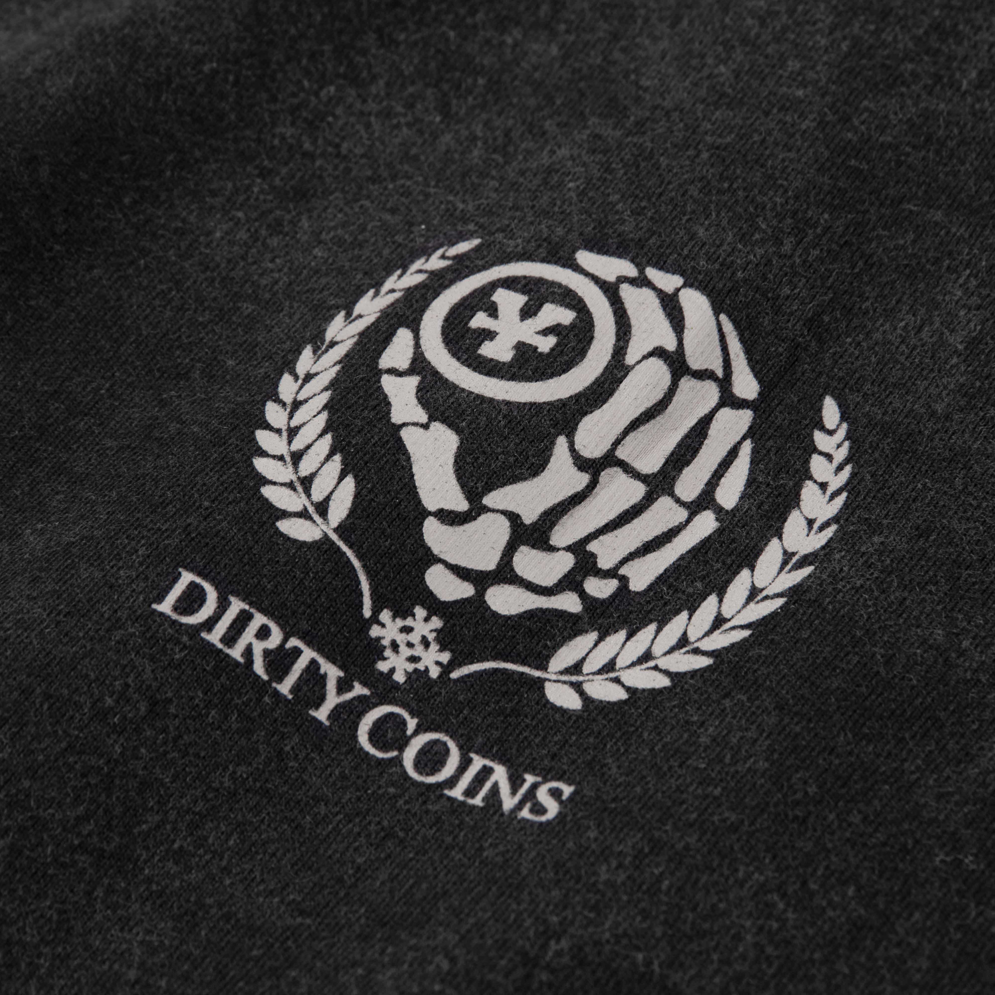 DirtyCoins Áo Thun Academy Logo Wash Polo - Black