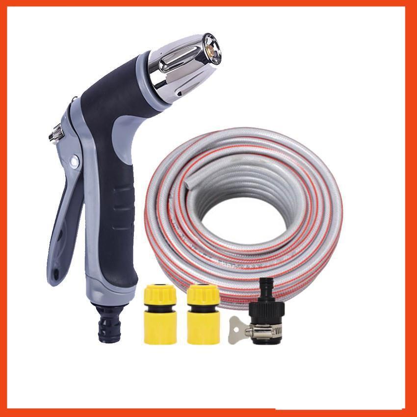 Bộ dây và vòi xịt rửa xe tưới cây tăng áp 3-5m 206817