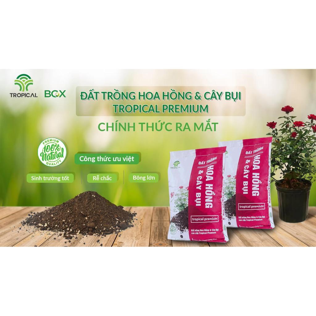 Đất trồng Hoa hồng và cây bụi cao cấp Tropical Premium - 20dm3