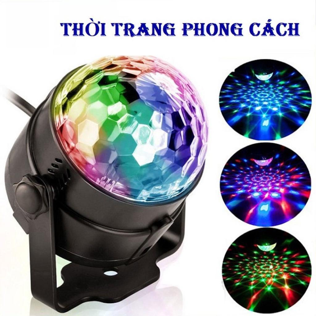 Đèn Led Xoay Trang Trí 7 Màu Cảm Ứng Xoay 360 Độ - Đèn Trang Trí Sân Khấu, Phòng Karaoke