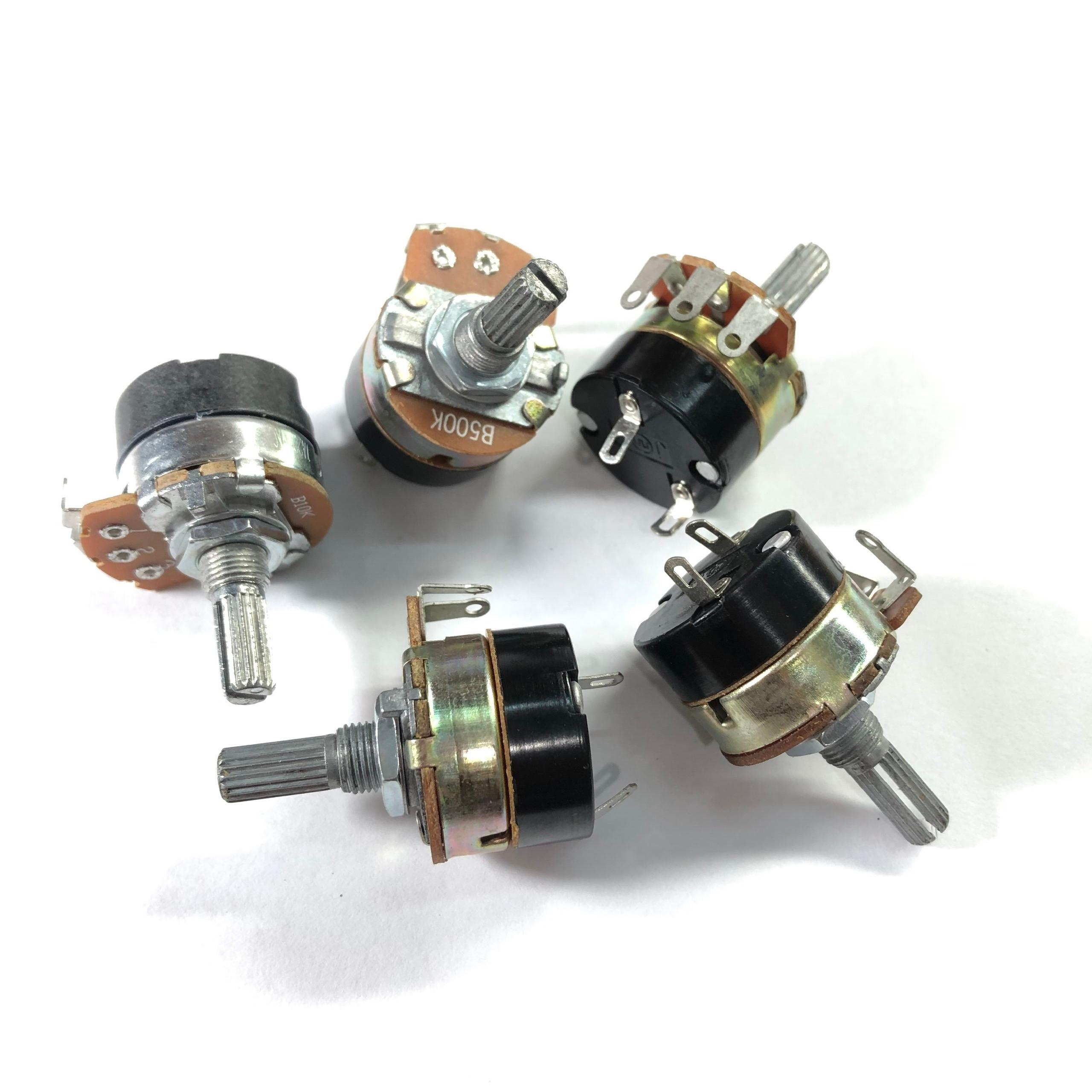 Chiết áp công tắc WH138 - 20mm B10K, B50K, B100K, B250K, B500K