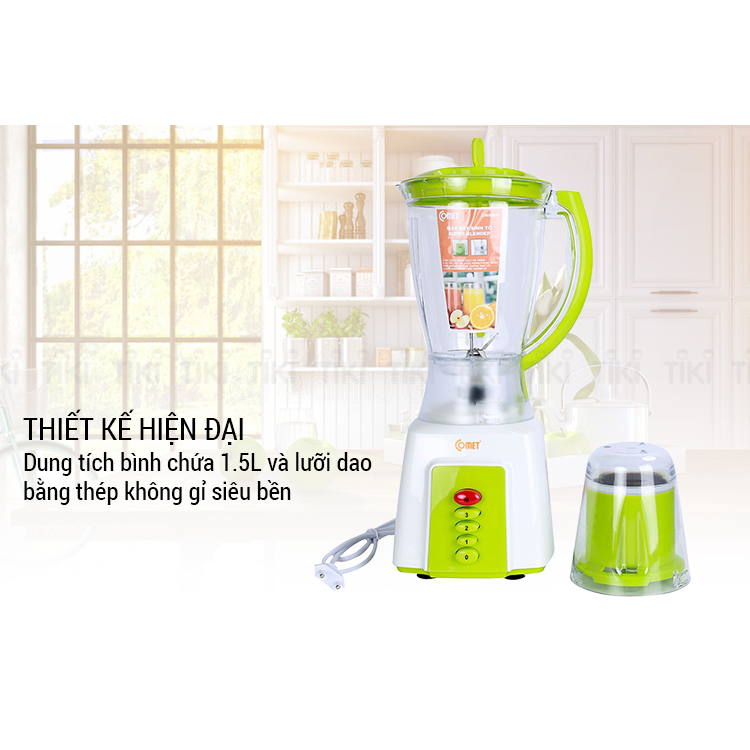 Máy Xay Sinh Tố Comet CM9969 - Xanh Lá - Hàng Chính Hãng