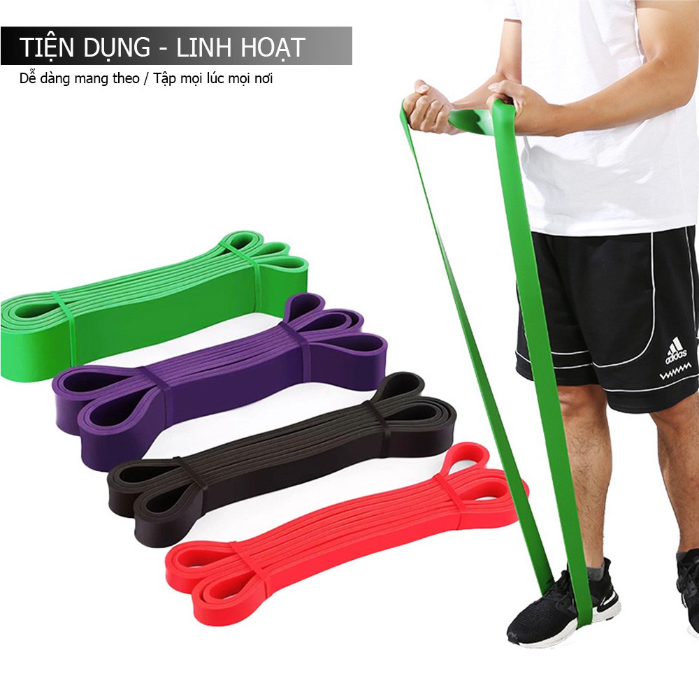 Dây Kháng Lực - dây trợ lực tập gym Powerband Tập Toàn Thân Chính hãng dododios Cực bền