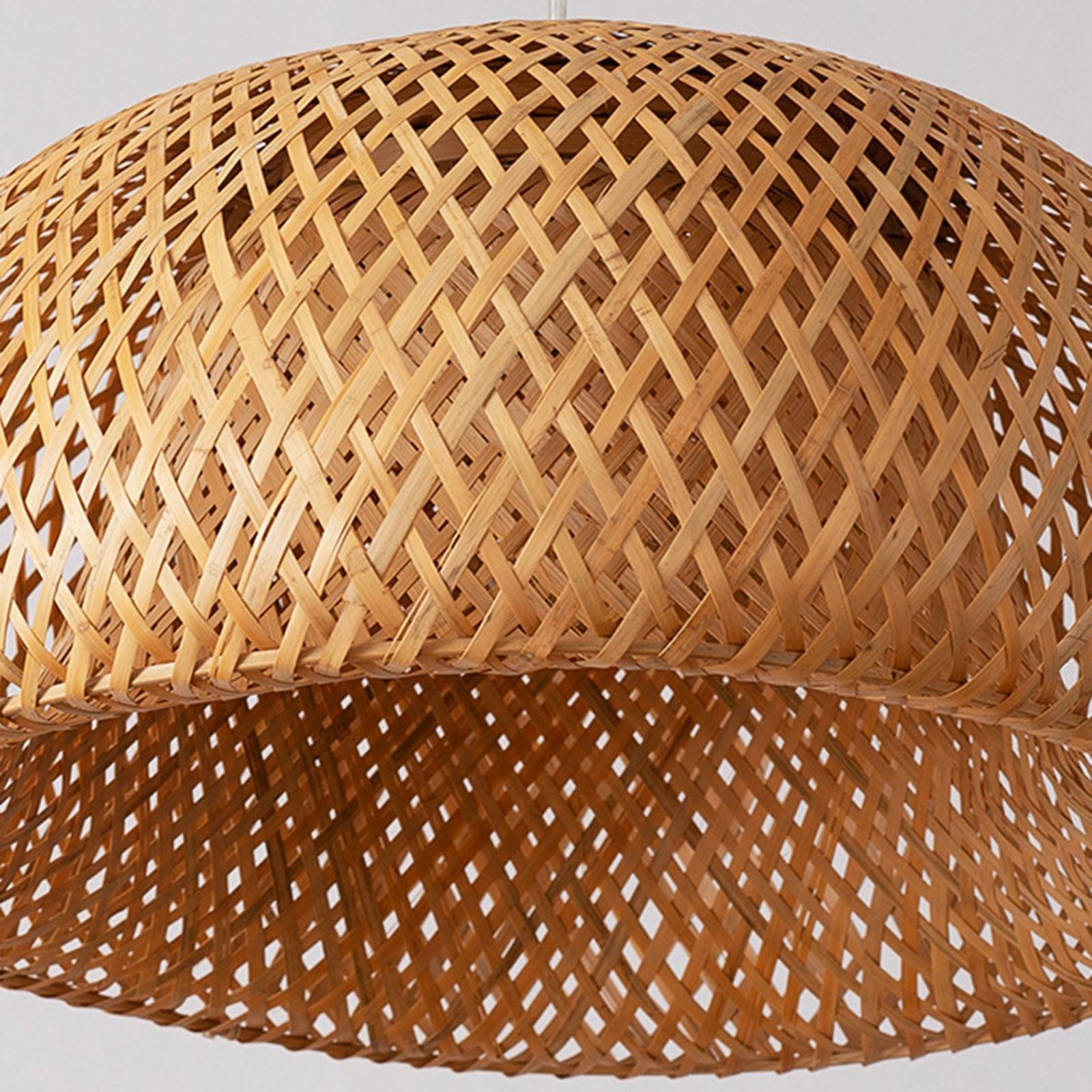 Bamboo Lamp Shade  Room Ceiling Pendant Chandelier Lampshade Decor