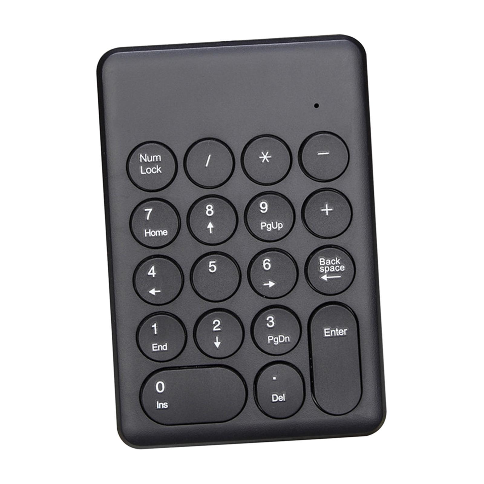 Portable 18 Keys 2.4G Wireless Numeric Keypad Number Numpad for PC