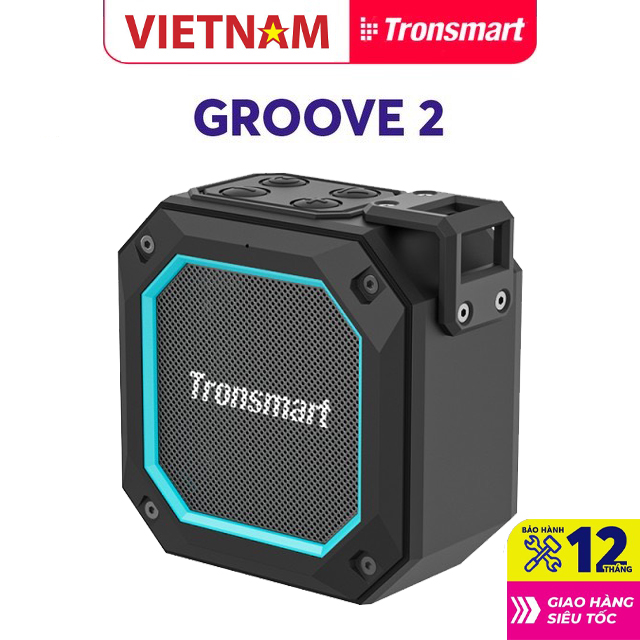 Loa Bluetooth 5.3 Tronsmart Groove 2 Speaker, Công suất 10W, Chống nước IPX7 - Hàng chính hãng