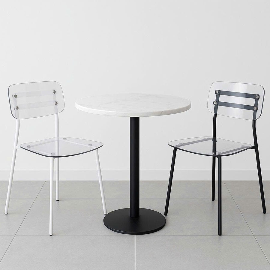 Ghế cafe thân nhựa hiện đại CC01003-PC Nội thất Capta