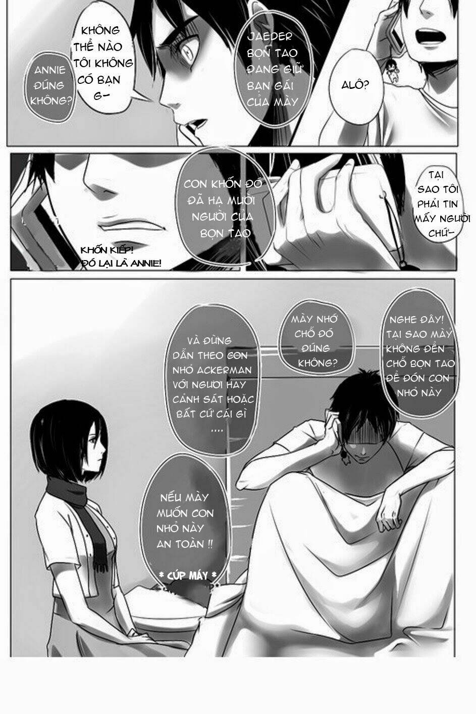 đại chiến titan - doujinshi về cuộc tình tay 4 chapter 2 6