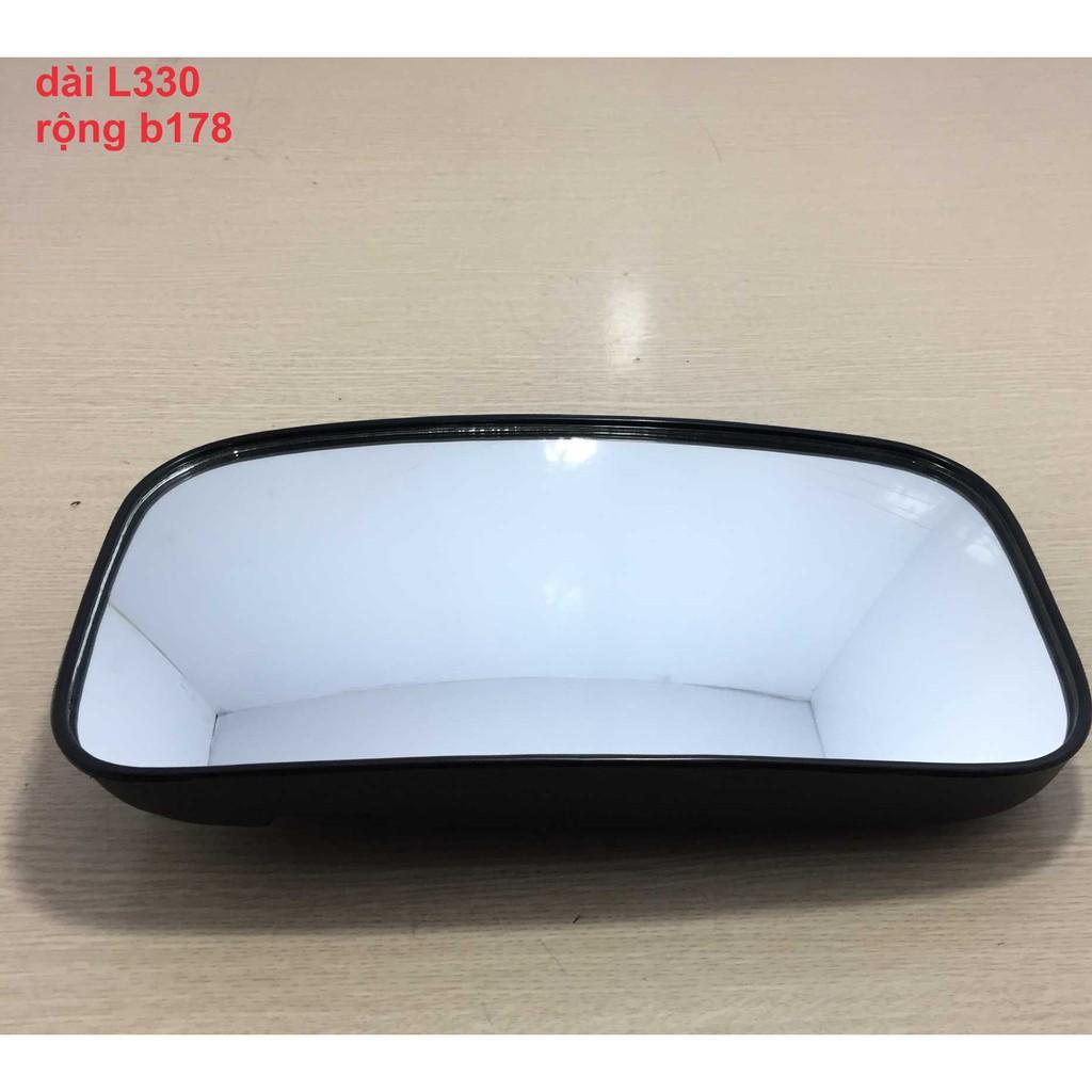 Gương chiếu hậu Dongfeng, SL1685 bắt dọc, hình chữ nhật, kích thước L330*b178