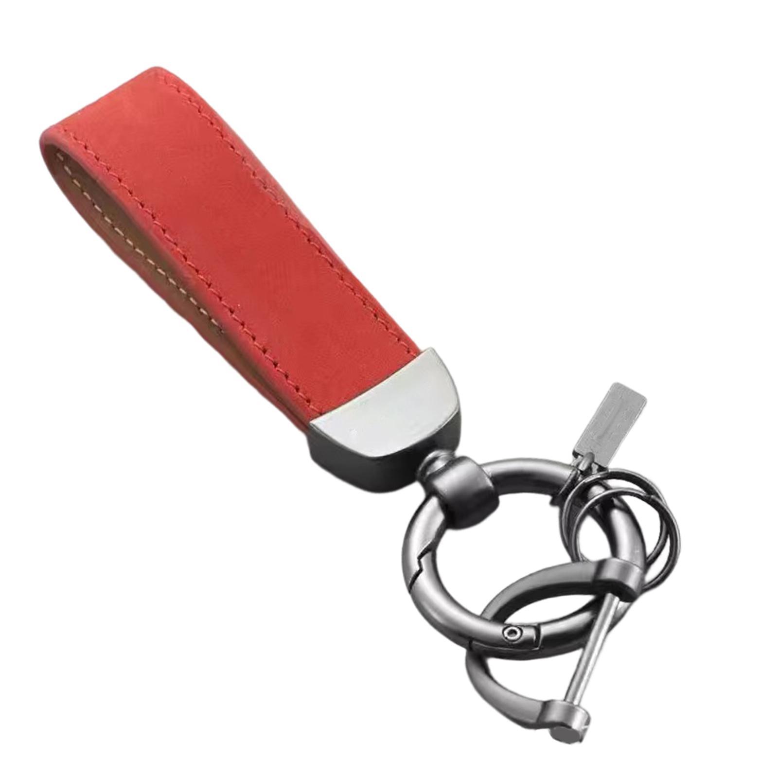 Car Key Chain Hanging Pendant Simple with D Wrist Strap Gift Key Clip Key Chain Strap for Purse Backpack