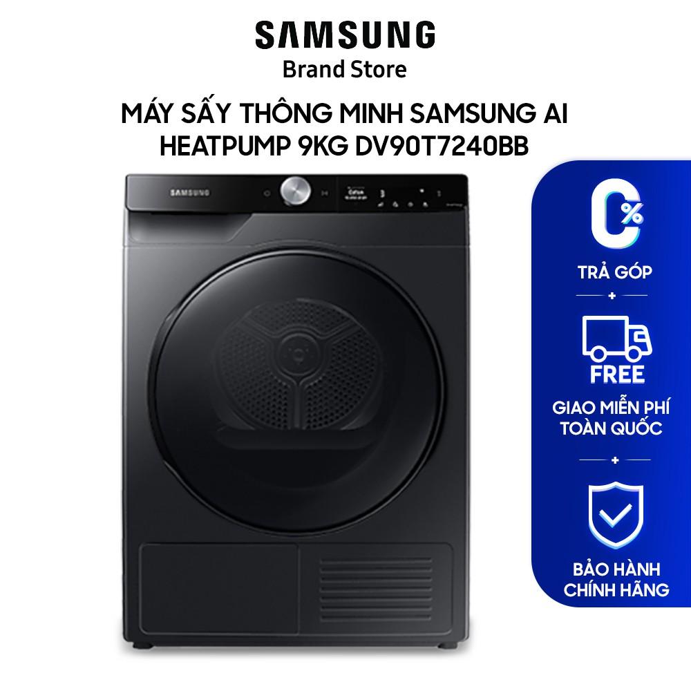 Máy sấy thông minh Samsung AI Heatpump 9kg DV90T7240BB - Hàng chính hãng