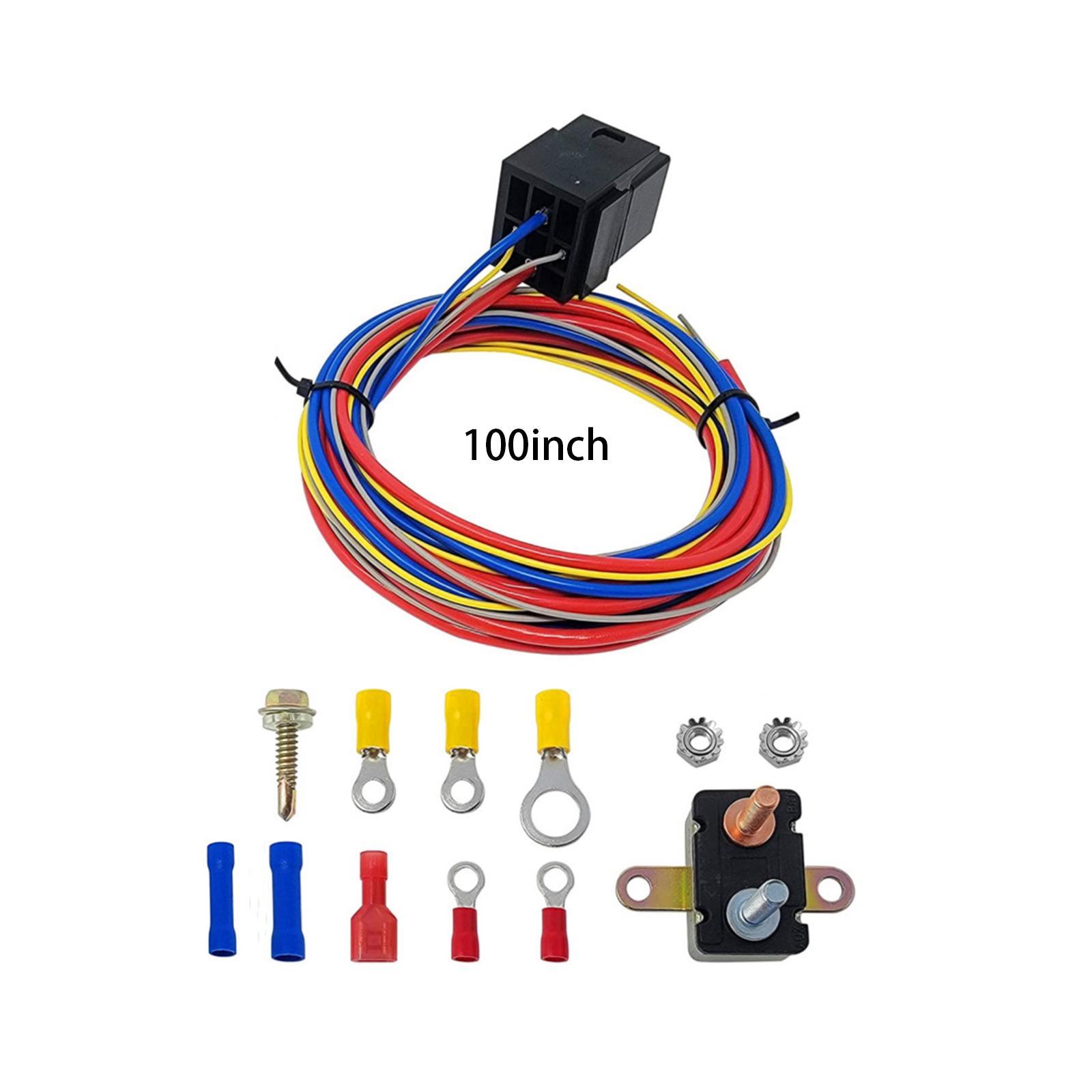 Electric Fuel Pump Relay Set 30Amp 12V High Performance Replaces Durable