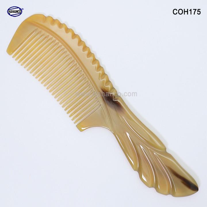 Lược sừng kiểu dáng Châu Âu sang trọng (Size: XL - 20cm) COH175 - Lược sừng xuất Nhật - Chăm sóc tóc