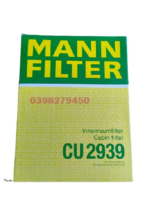LỌC GIÓ ĐIỀU HÒA MANN FILTER CHO VM GROUP CU2939