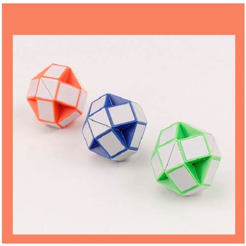 Đồ chơi trí tuệ cho bé xếp hình Rubik Rắn, Thước kẻ ma Thuật 36 phân đoạn, Đồ chơi thông minh phát triển tư duy