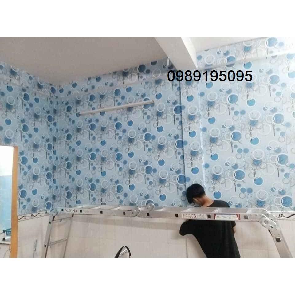 Cuộn 10 mét giấy dán tường hoa văn 3D