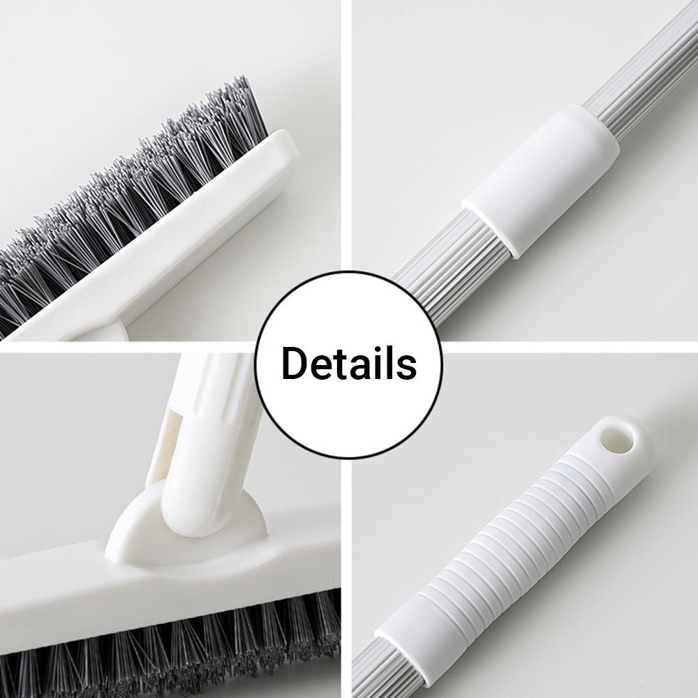 Extension-type Nonslip Long Handled Scrub Brush Corner Brush Scrubber Floor Scrubber Brush Utility Cleaning Brush