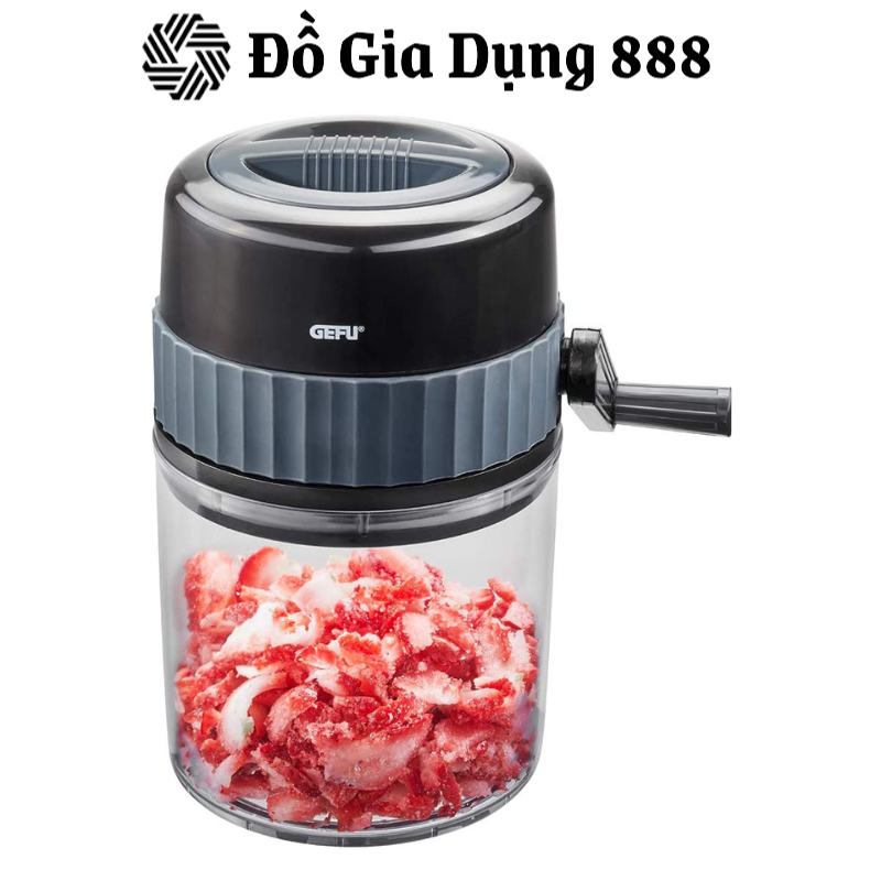 Máy Nghiền Đá GEFU, Máy Cắt Đá Viên Để Làm Sinh Tố, Coctailk, Công Suất Lớn, Nhập Đức, Bảo Hành 12 Tháng