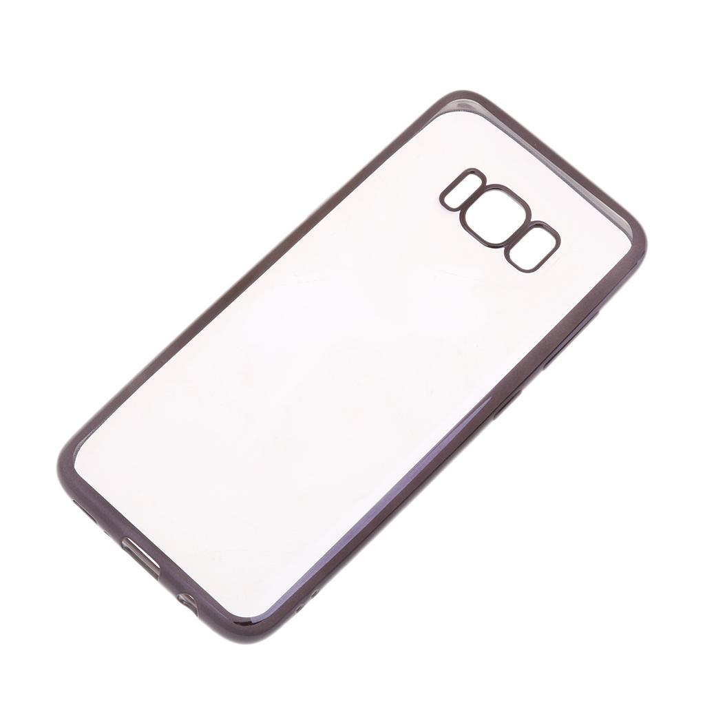 Shockproof Impact Resistant Protective TPU Shock Absorption Bumper Flexible Case for Galaxy S8 - Clear
