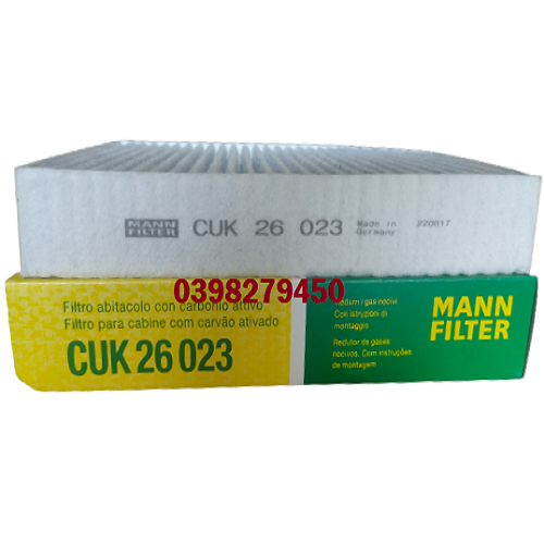 LỌC GIÓ ĐIỀU HÒA MANN FILTER CHO MERCEDES BENZ CUK 26023 (MÃ: 205 835 01 47; 205 835 00 47; 463 835 28 00; A2058350047)