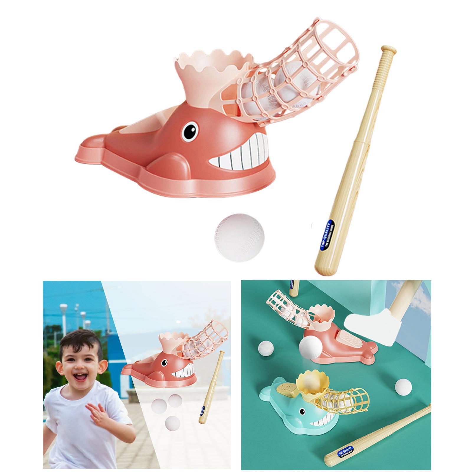 Cute  Baseball Launcher Toys for 4+ Kids Indoor Outdoor Sport Game