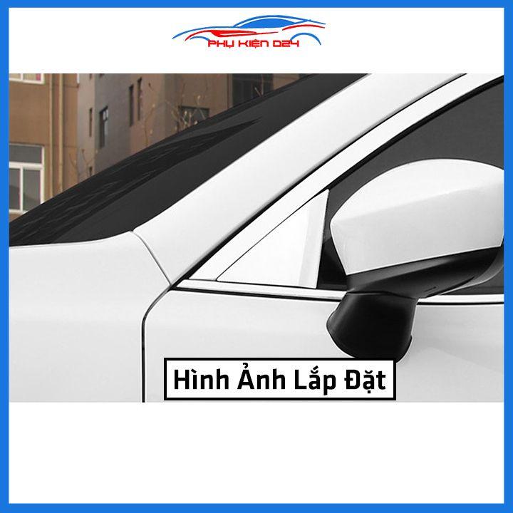 Bộ nẹp viền chân kính cong kính MAZDA 3 2015-2019 Inox sáng bóng chuẩn form xe