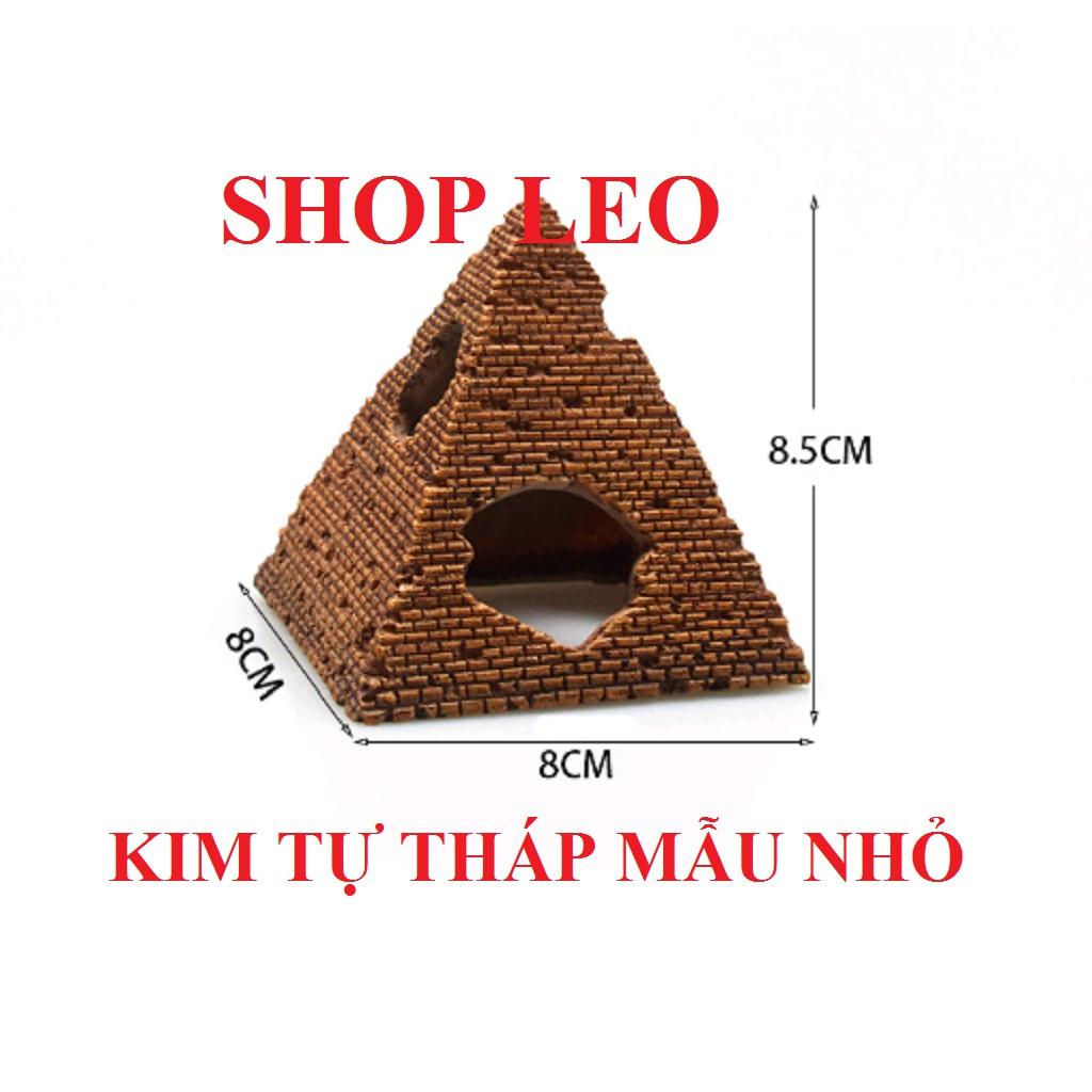 Mô hình kim tự tháp hang trú hồ cá - hang cá, hang tép - phụ kiện thủy sinh - shopleo