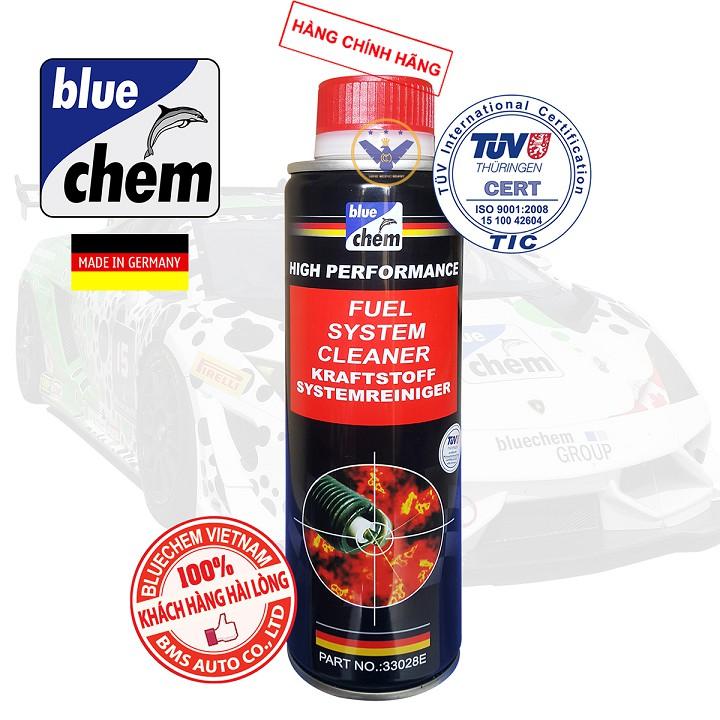 Vệ sinh buồng đốt máy xăng xe ô tô, xe máy Bluechem Fuel System Cleaner 250ml