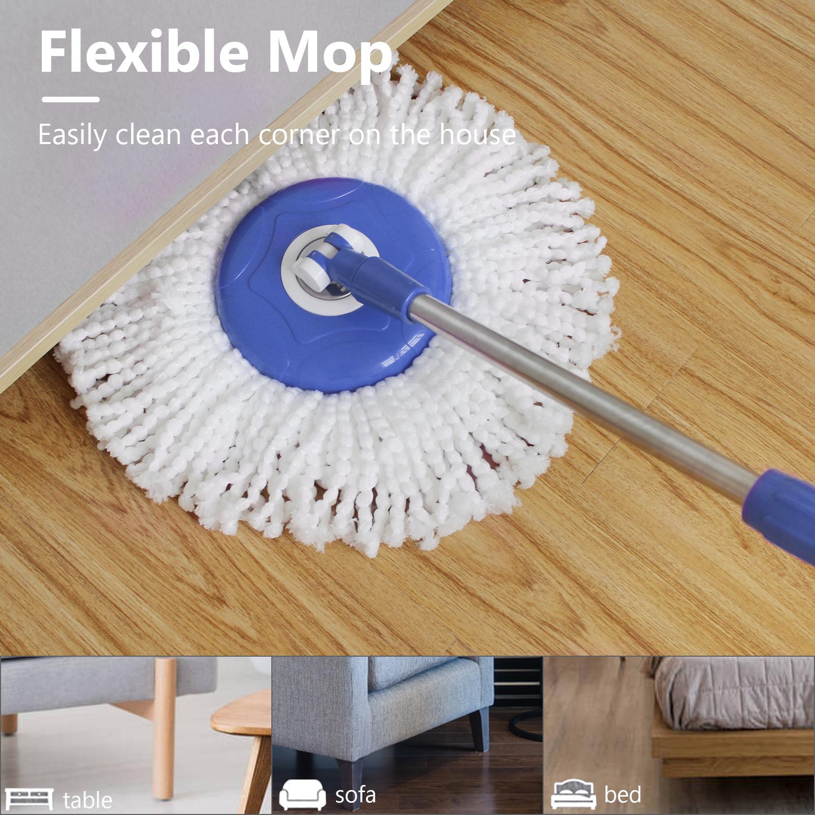 Bộ lau nhà cầm tay có thùng xoay 360 độ tiện lợi di động