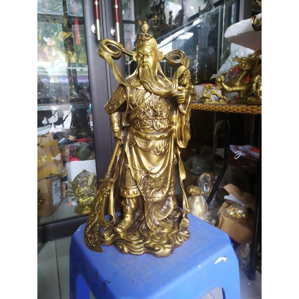 Tượng quan công Vân trường bằng đồng thau phong thủy Hồng Thắng