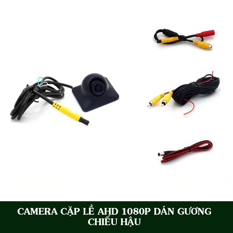 Bộ Camera Lề Dán Gương AHD Và Màn Hình 5 Inch AHD Độ Phân Giải Chuẩn 1080P