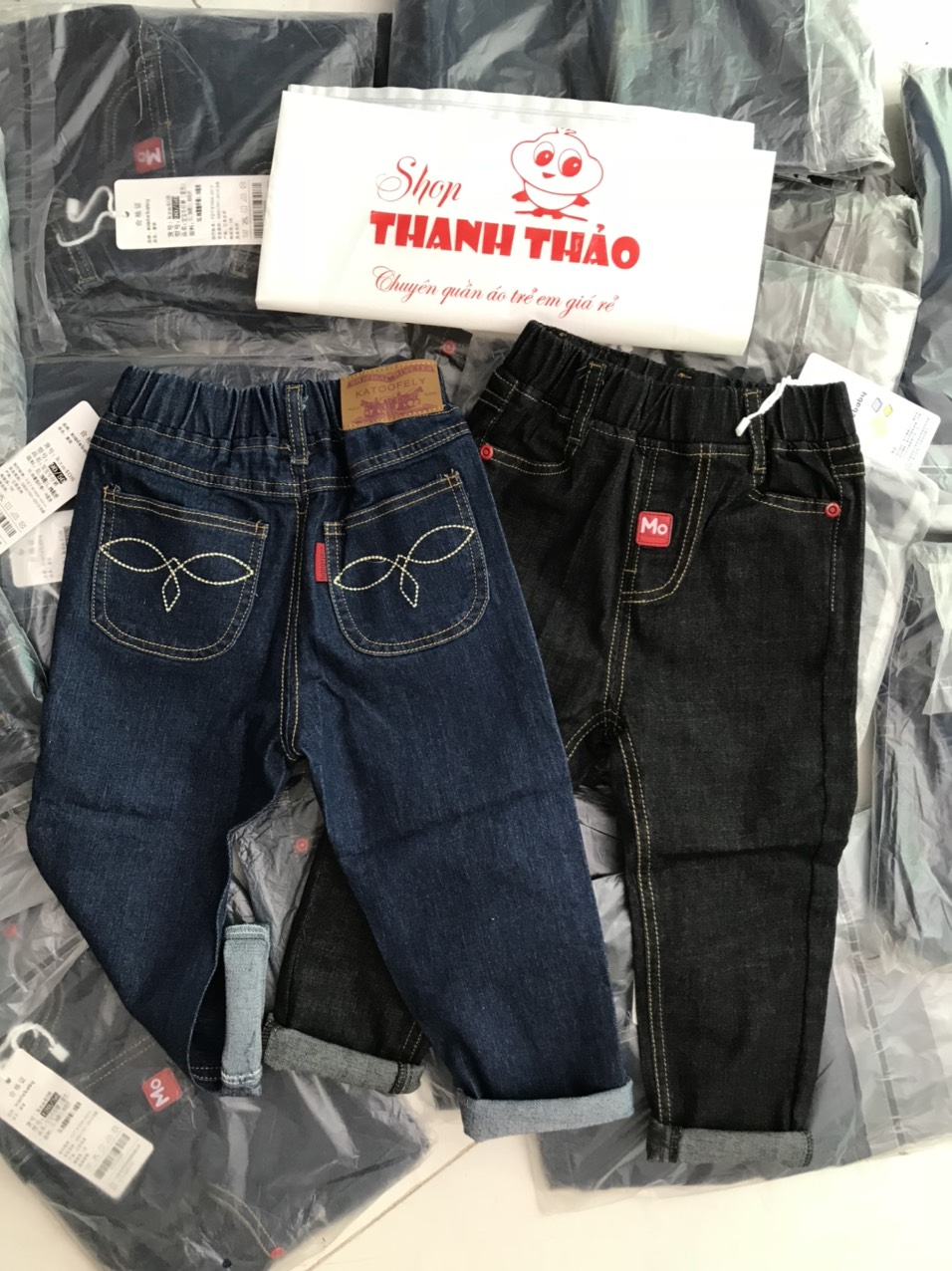 QUẦN JEANS DÀI CHO BÉ