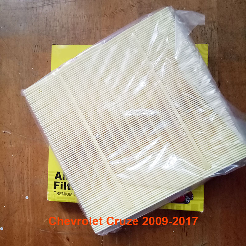 Lọc gió động cơ A0460-1 dùng cho Chevrolet Cruze 2009-2017 mã phụ tùng 13272717