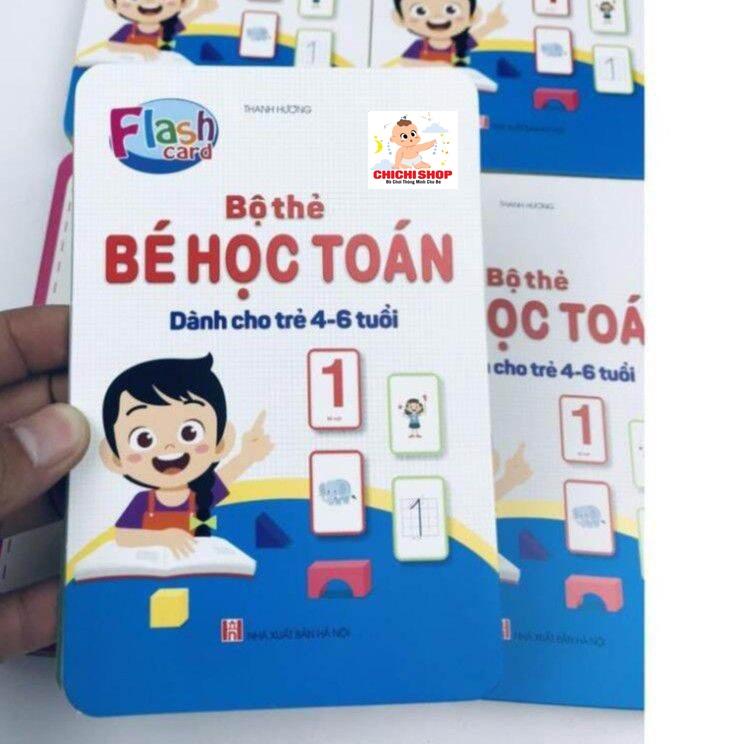 Flashcards Thẻ Học Thông Minh, Combo 2 Bộ Thẻ Học Giúp Bé Nhận Biết Chữ Cái, Số Đếm và Làm Toán