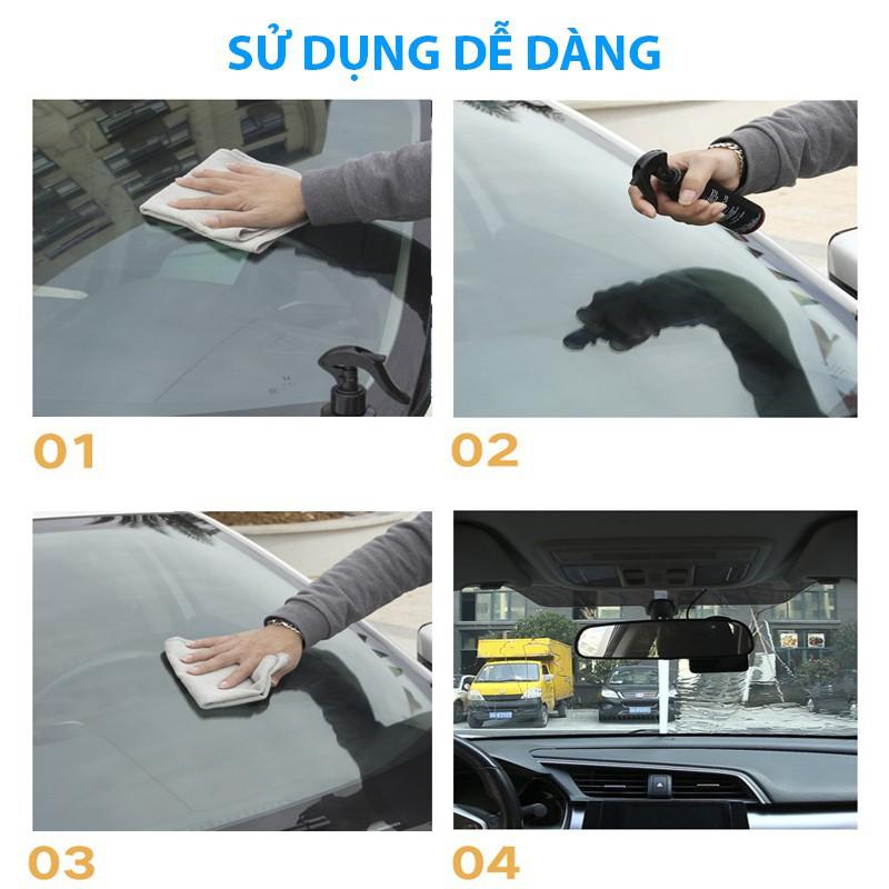 Phụ kiện ô tô Dung dịch Nano Chống Bám đọng nước mưa trên Kính ô tô công nghệ Nhât Bản 120 mL