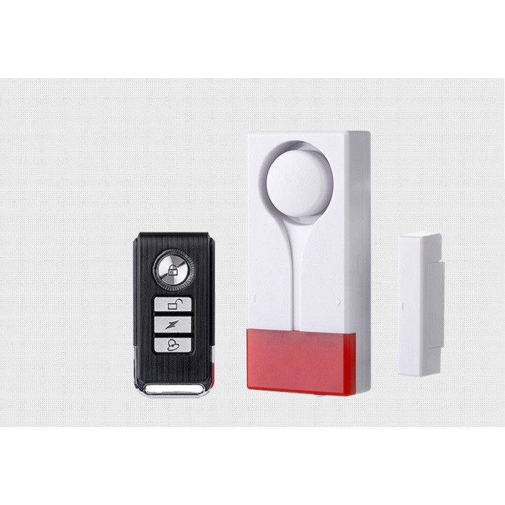 Bộ thiết bị báo động thông minh bảo vệ nhà cửa cao cấp có ĐKTX 18R ( Cảm biến má từ tránh trùng lặp -Tặng đèn led mini cắm cổng USB ngẫu nhiên )