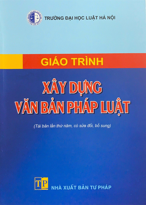 Giáo Trình Xây Dựng Văn Bản Pháp Luật