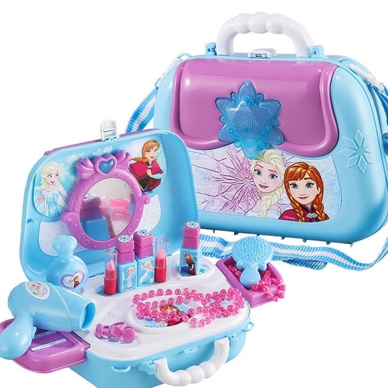 DISNEY - EODS008-933MA Bộ túi xách làm đẹp Frozen (KT 25x10x19cm)