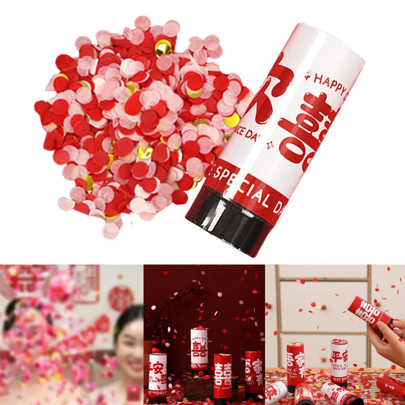 Wedding Party Confetti Graduation Popper Confetti for Parties Festival Holiday Photo Props Anniversary