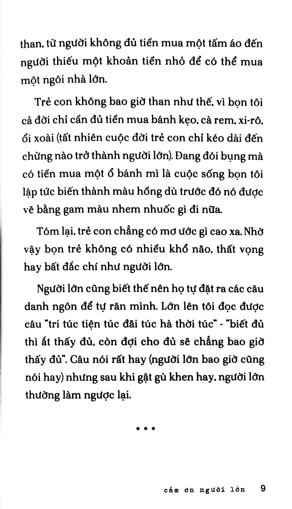 Cảm Ơn Người Lớn