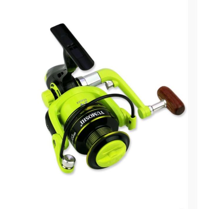 MÁY CÂU ĐỨNG YUMOSHI OE XANH DẠ QUANG MỚI 2022 AnhNamFishing - Xanh dạ quang