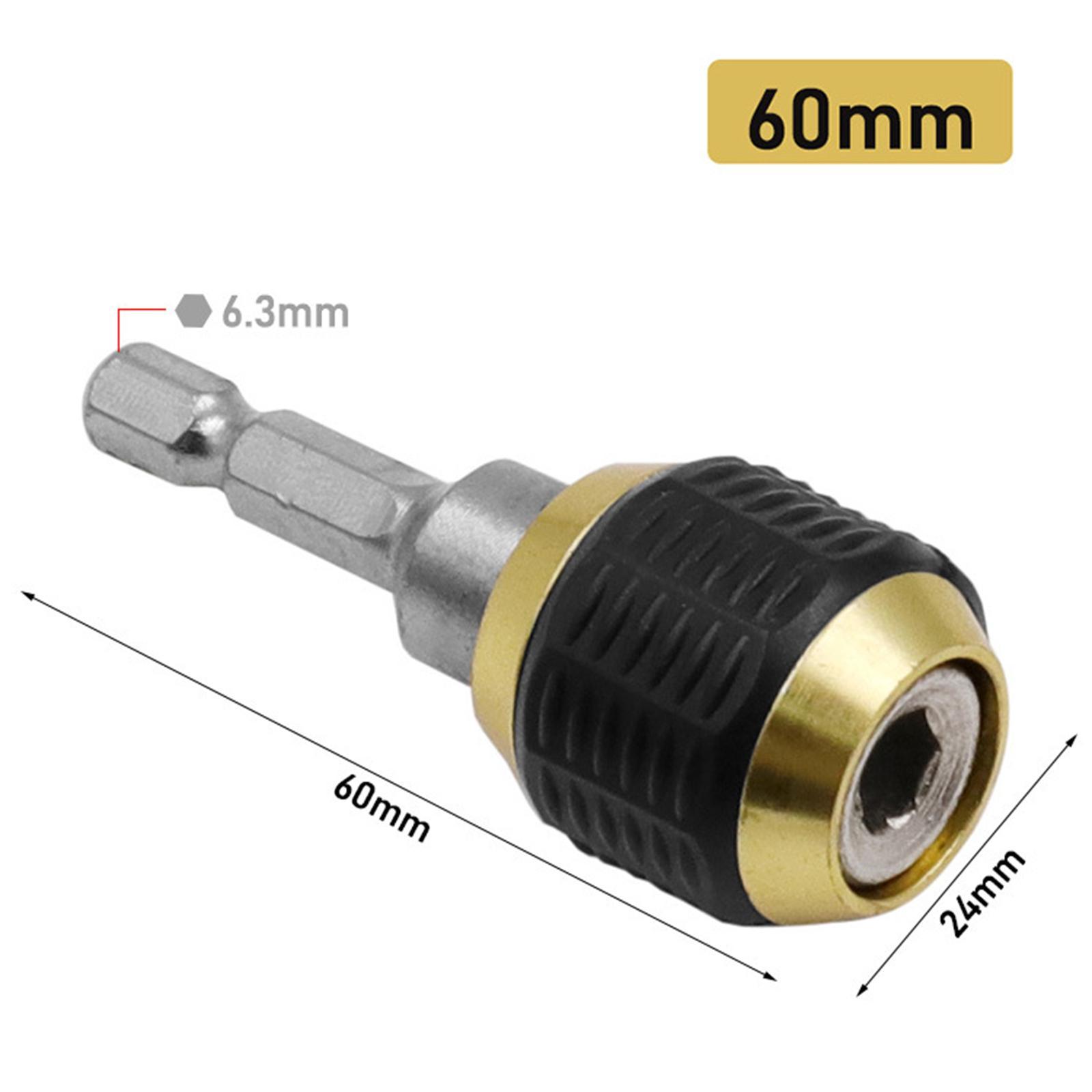 Drill Chuck Extension Adapter 1/4 inch Accessories Comfortable Grip Bar