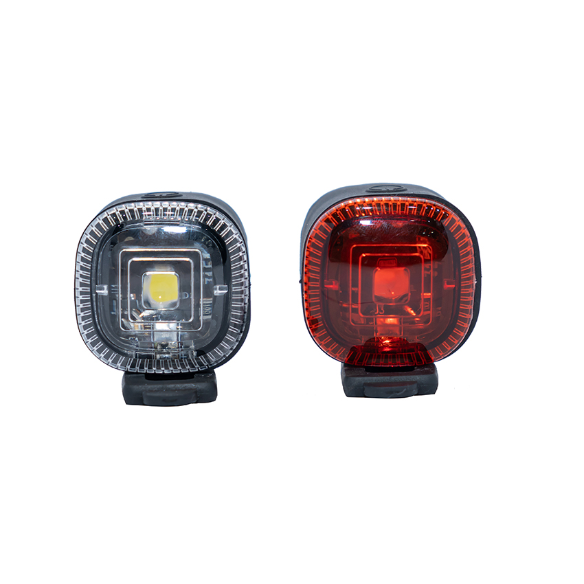 BỘ ĐÈN TRƯỚC SAU XE ĐẠP PIN CR2032 8 & 3 LUMEN GI BICYCLE LIGHT COMBO GI04