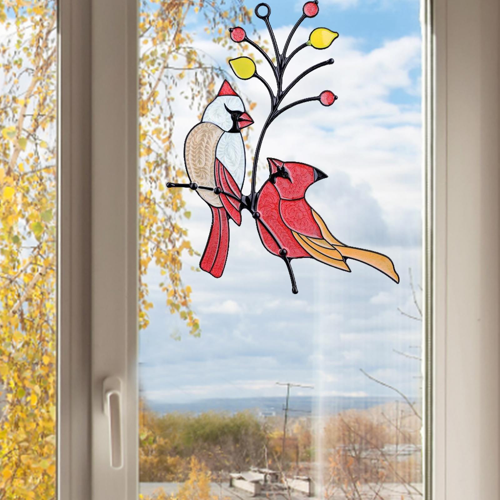 Metal Wall Art Decor Hanging Wall Sculptures Birds On The Branch Figurines