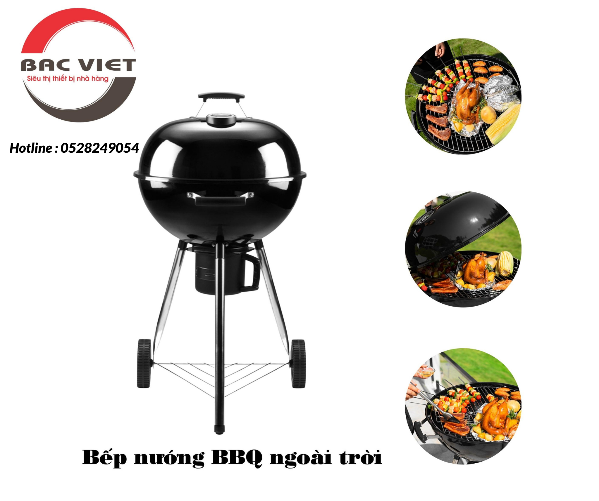 BẾP NƯỚNG THAN HOA BBQ CAO CẤP LOẠI TRÒN MỚI [BẢO HÀNH 12 THÁNG] DÃ NGOẠI DU LỊCH CẮM TRẠI