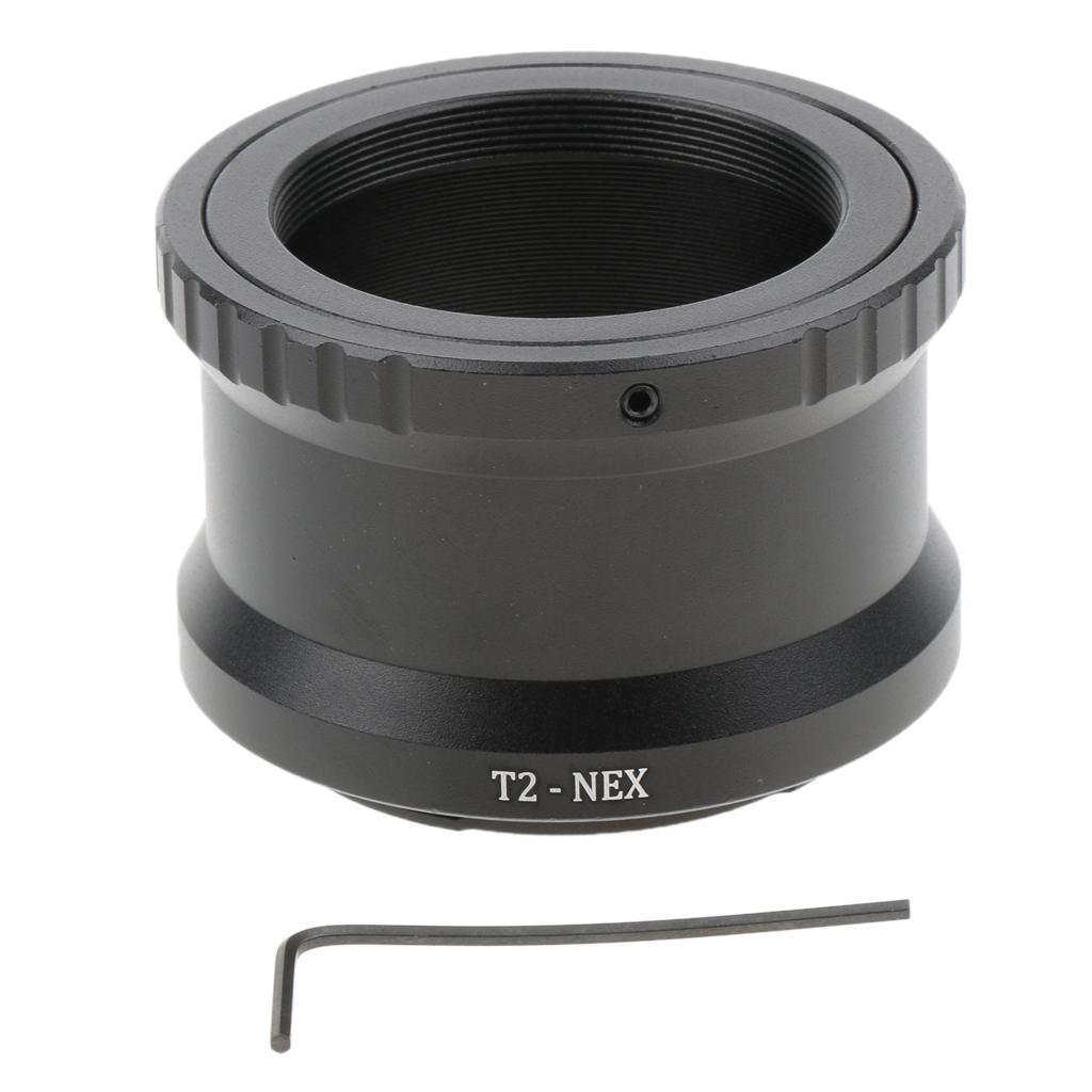 T2 to NEX Lens Mount Adapter Ring for Sony E-mount NEX-7 6 5 A7 A7S A7R II
